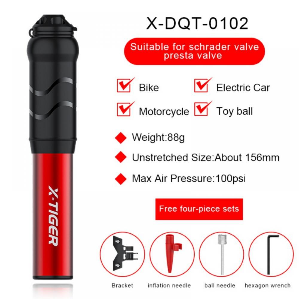 for Road Fast Tire Inflation Portable Bicycle Pump Mountain & BMX Bikes Mini Bike Pump 100 PSI High Pressure for Road Fast Tire Inflation Portable Bicycle Pump Mountain & BMX Bikes Mini Bike Pump 100 PSI High Pressure